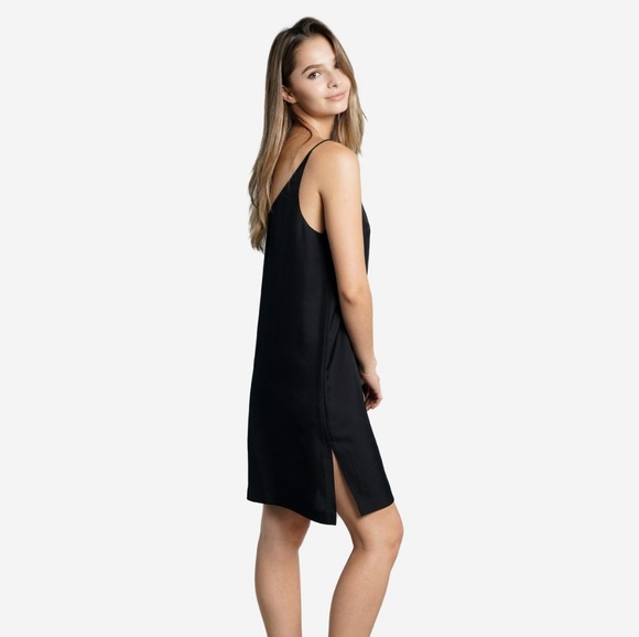 grana v neck slip dress